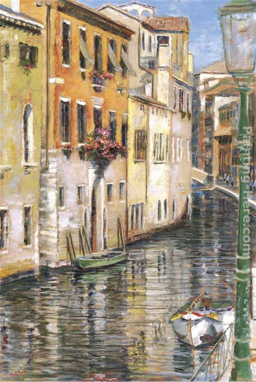 Venetian Daydream painting - Michael Longo Venetian Daydream art painting
